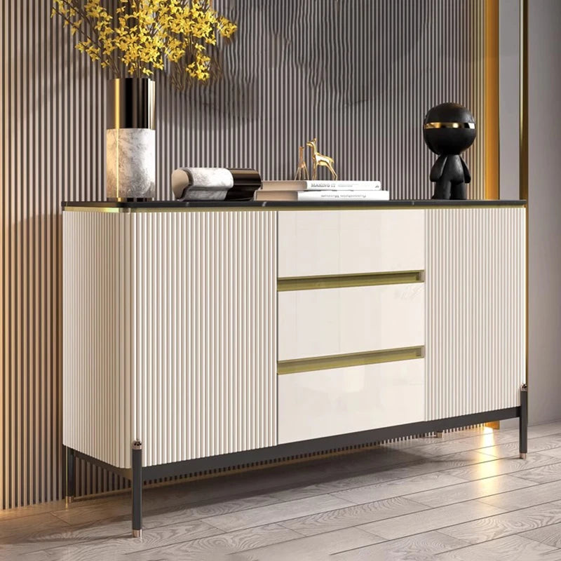 Drawer Living Room Cabinets Kitchen Luxury Display Cabinet Nordic Storage Vitrine