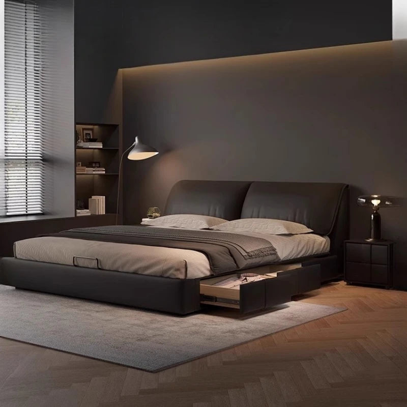 Castle Beauty Bed Space Saving Nordic Design Frame Luxury Modern Bed