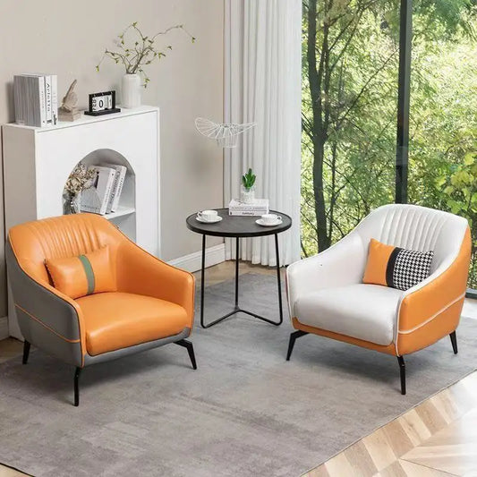 Scandinavian light luxury single sofa chair living room home bedroom leisure chair