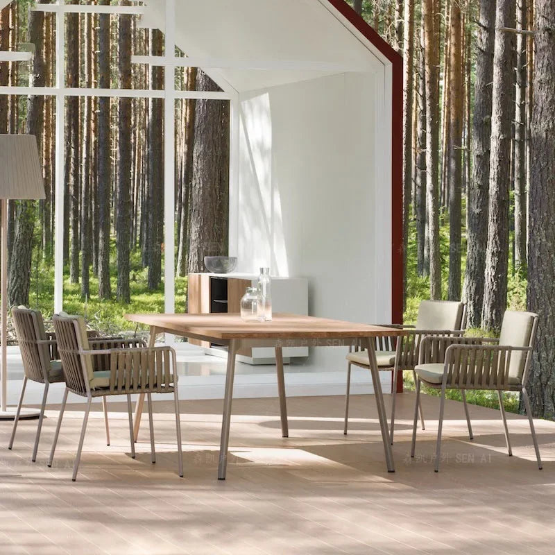 Minimalist Modern Garden Furniture Sets Patio Assesories Balcony Italian Garden