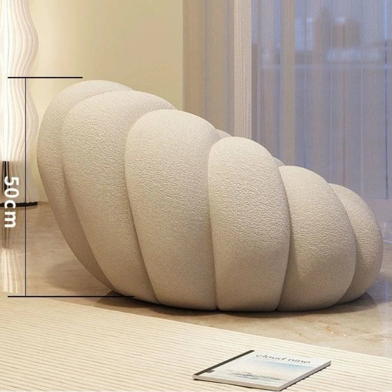Nordic Lazy People Sofa Cute Pumpkin Cloud Shaped Sofa Chair Balcony