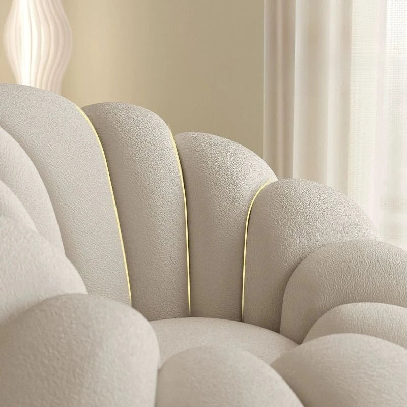 Nordic Lazy People Sofa Cute Pumpkin Cloud Shaped Sofa Chair Balcony