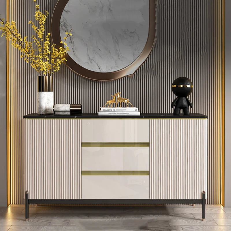 Drawer Living Room Cabinets Kitchen Luxury Display Cabinet Nordic Storage Vitrine