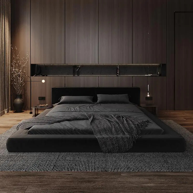 Headboard Fashionable Bed Modern European Quality Confortable Bed