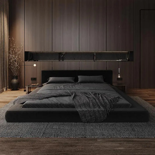 Headboard Fashionable Bed Modern European Quality Confortable Bed