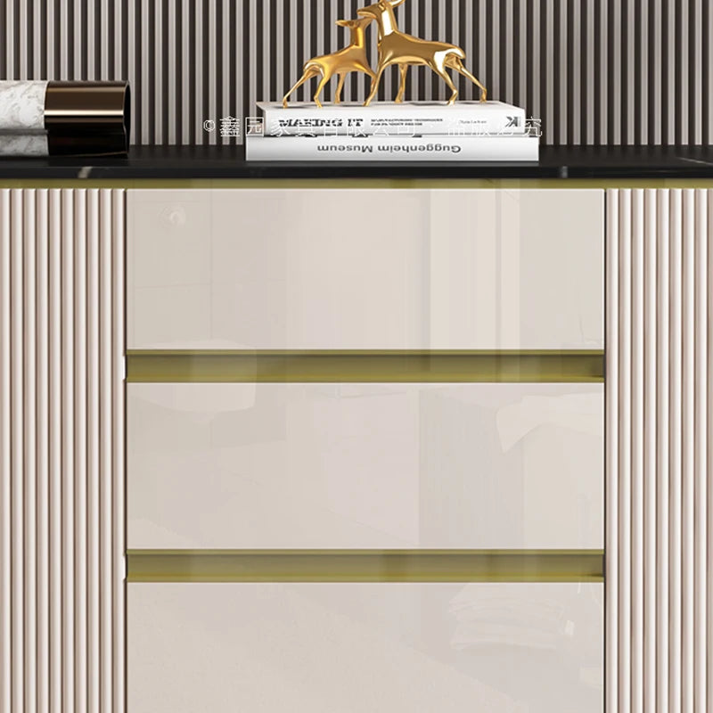 Drawer Living Room Cabinets Kitchen Luxury Display Cabinet Nordic Storage Vitrine